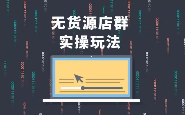 无货源店群实操玩法，蓝海选品的独特思路，店群软件操作方法（45节视频课）-润泽资源库
