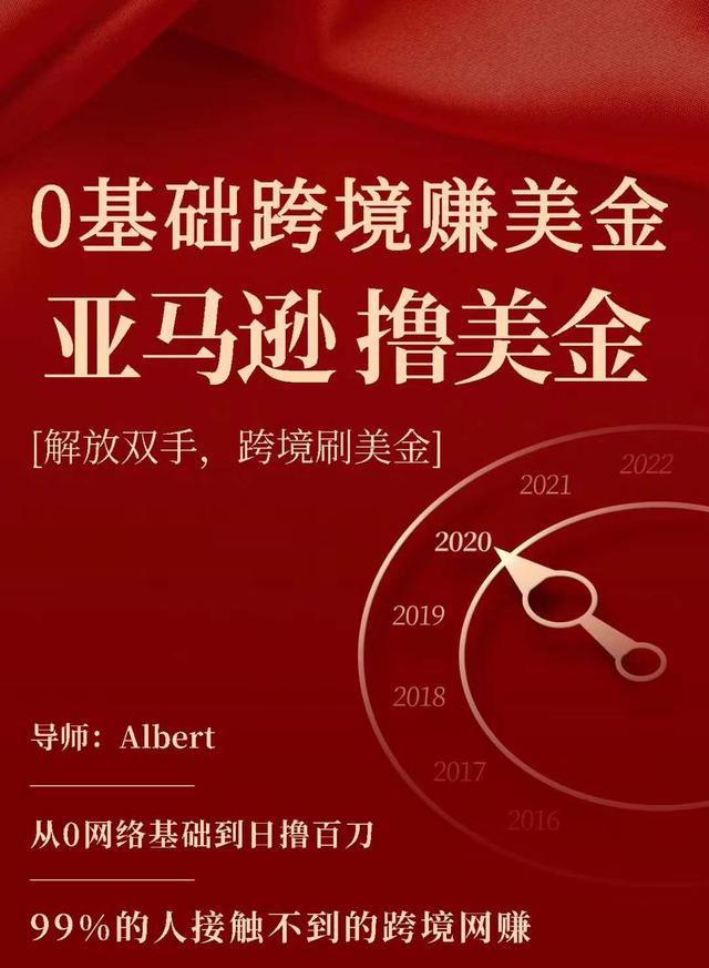 亚马逊撸美金项目，0基础跨境赚美金，解放双手，跨境刷美金-润泽资源库