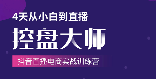 单场直播破百万-技法大揭秘，4天-抖音直播电商实战训练营-润泽资源库
