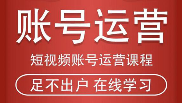 短视频账号运营课程：从话术到短视频运营再到直播带货全流程，新人快速入门-润泽资源库