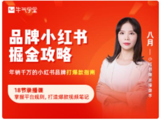 品牌小红书掘金攻略，年销千万的小红书品牌打爆款指南-润泽资源库