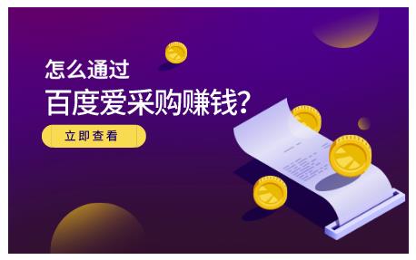 大王·怎么通过百度爱采购赚钱，已经通过百度爱采购完成200多万的销量-润泽资源库