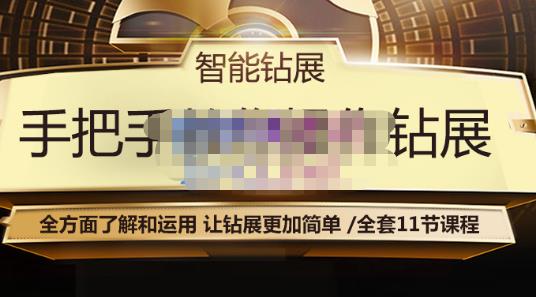 智能钻展手把手教你操作钻展，全方面了解和运用，让钻展更加简单-润泽资源库