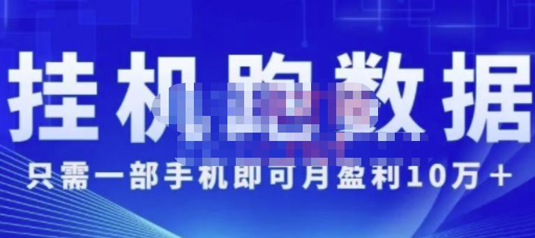 猎人电商:挂机数跑‬据，只需一部手即机‬可月盈利10万＋（内玩部‬法）价值4988元-润泽资源库