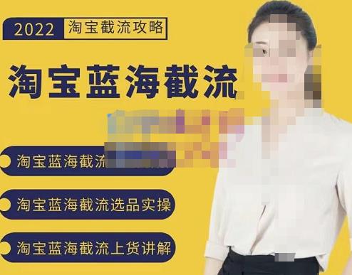 2022淘宝蓝海截流攻略，淘宝蓝海截流选品上货实操讲解-润泽资源库