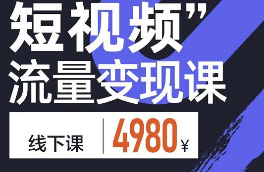 参哥·短视频流量变现课，学成即可上路，抓住时代的红利-润泽资源库