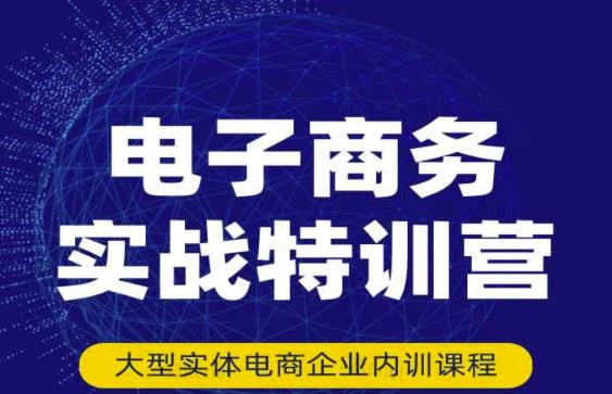 民赛电气内部出品：电子商务实战特训营，全方位带你入门电商，308种方式玩转电商-润泽资源库