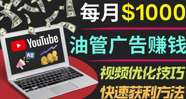 YouTube广告赚钱项目：只需发布视频就有收入，月入7000+副业-润泽资源库