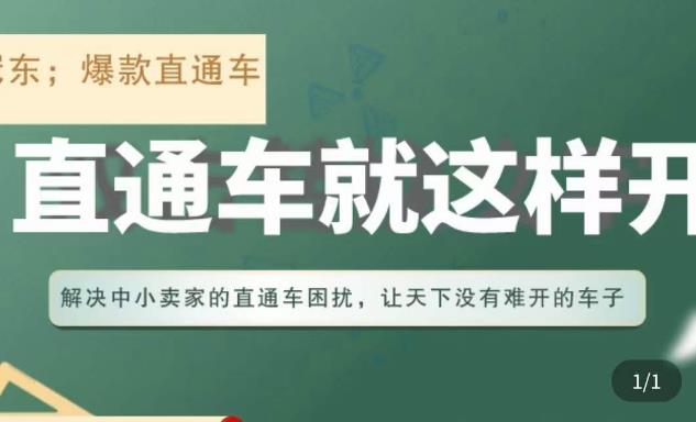 冠东·淘系直通车保姆级教程，全面讲解直通车就那么简单-润泽资源库