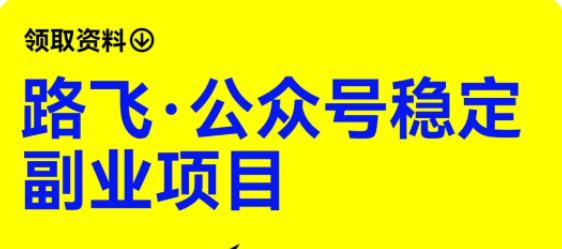 路飞·公众号稳定副业项目，你只要无脑去推广，粉丝和收入，自然就来了-润泽资源库