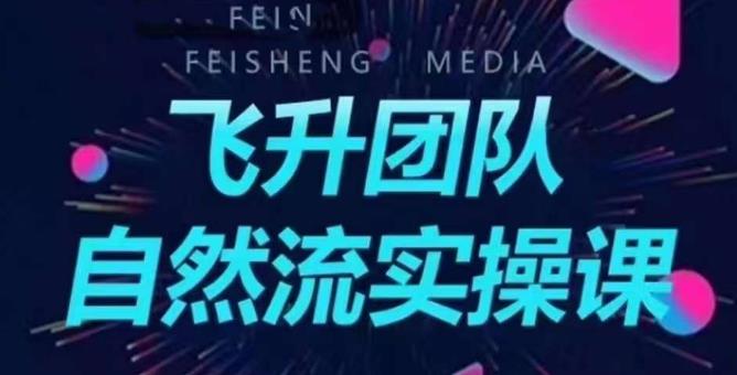 飞升团队课程自然流实操课，抖音半无人起号主播间搭建教学-润泽资源库