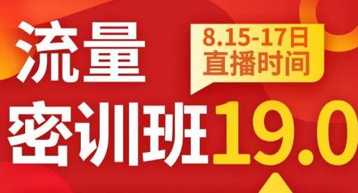 秋秋线上流量密训班19.0，打通流量关卡，线上也能实战流量破局-润泽资源库
