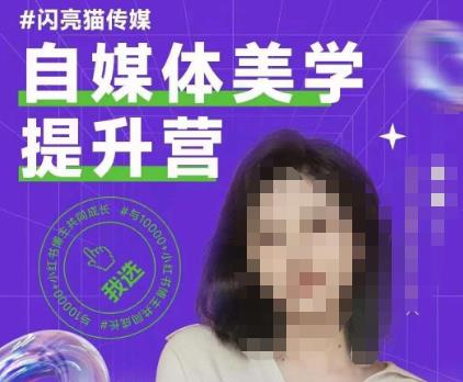 自媒体美学提升营，手把手带你提升品牌审美，做一个有调性的博主-润泽资源库