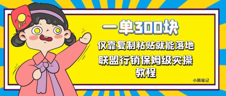 一单轻松300元，仅靠复制粘贴，每天操作一个小时，联盟行销保姆级出单教程，正规长久稳定副业【揭秘】-润泽资源库