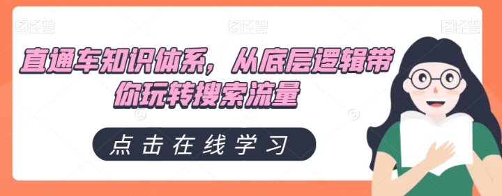 直通车知识体系，从底层逻辑带你玩转搜索流量-润泽资源库