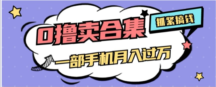 0撸项目月入过万，售卖全套ai工具合集，一单29.9元，一部手机即可【揭秘】-润泽资源库