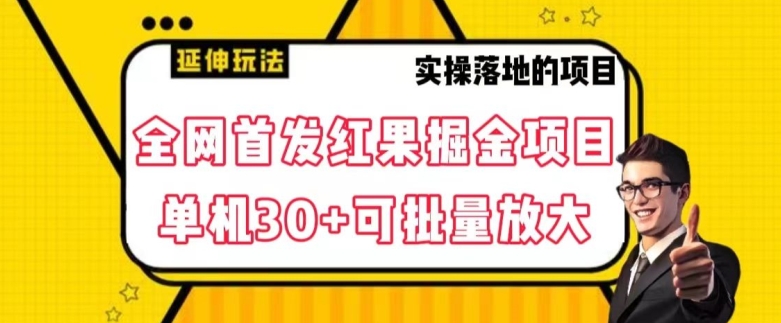 全网首发红果免费短剧掘金项目，单机30+可批量放大【揭秘】-润泽资源库