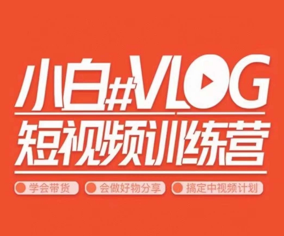 小呆说视–小白VLOG短视频训练营，学会带货、好物、直播、中视频-润泽资源库