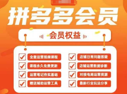 2025拼多多运营实战课，40节全流程教学，覆盖拼多多运营全链路-润泽资源库