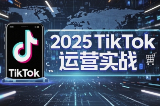 2025TikTok电商运营，掌握TikTok店铺运营核心技巧，实现低成本高转化-润泽资源库