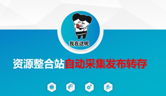 资源整合站自动采集发布转存，解放双手-润泽资源库
