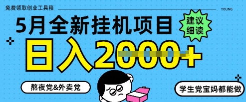 5月最新挂G项目8.0玩法，纯手机操作，稳稳日入1k+【揭秘】-润泽资源库