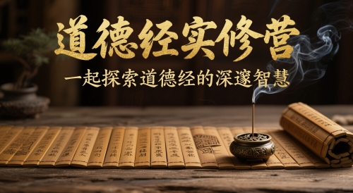 道德经实修营，一起探索道德经的深邃智慧-润泽资源库