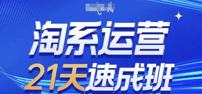 淘系运营21天速成班(更新25年5月)，0基础轻松搞定淘系运营，不做假把式-润泽资源库