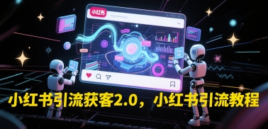 小红书引流获客2.0，小红书引流教程-润泽资源库