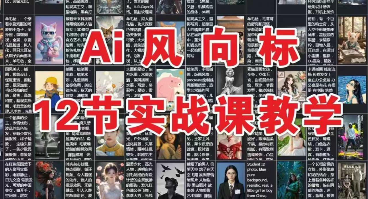 AI风向标：12节实战课教学-润泽资源库