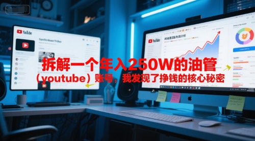付费文章：拆解一个年入250W的油管（youtube）账号，我发现了挣钱的核心秘密-润泽资源库