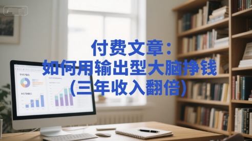 付费文章：如何用输出型大脑挣钱(三年收入翻倍)-润泽资源库