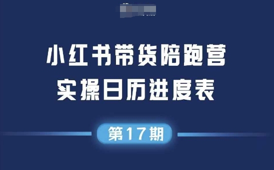 小红书第17期带货陪跑营，不囤货，无不直播，无不投流，通过选品+笔记内容+测品+笔记铺量+矩阵运营打爆款-润泽资源库