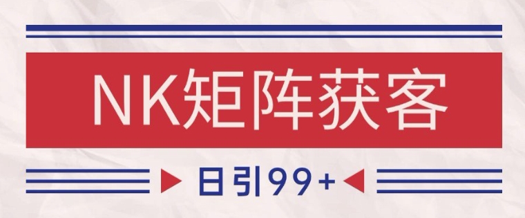 小红书某音NK赛道引流获客 自热矩阵日引200+【揭秘】-润泽资源库