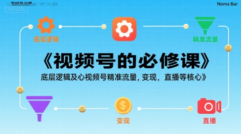 视频号的必修课，视频号的底层逻辑及核心视频号精准流量，变现，直播等核心-润泽资源库
