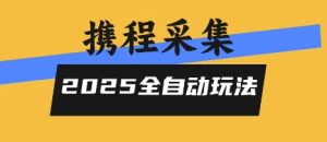 2025携程信息采集全自动玩法，高单价，零人工，全天开干【揭秘】-润泽资源库
