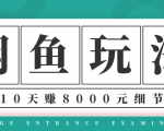 龟课·闲鱼项目玩法实战班第12期,操作10天左右利润有8000元细节玩法-润泽资源库