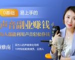 20堂好声音副业赚钱,让90%的人都能华丽转“声”,用声音轻松挣钱,月入过万。-润泽资源库
