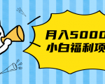 搏金汇小白福利网赚项目,长久稳定月入5000-润泽资源库