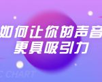 刘琪·如何让你的声音更具吸引力（20节课-完结）-润泽资源库