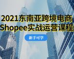 2021东南亚跨境电商Shopee实战运营课程,0基础、0经验、0投资的副业项目-润泽资源库