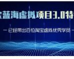 黄岛主·淘宝蓝海虚拟项目3.0,小白宝妈零基础的都可以做到月入过万-润泽资源库