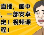 无绿布直播,画中画直播,一部安卓手机搞定-润泽资源库