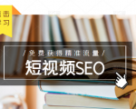 未来新趋势,布局短视频SEO,如何利用抖音SEO免费获得精准流量(3节课)-润泽资源库