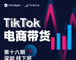 TK电商带货线下班第十六期（深圳站），从0到1带货出单-润泽资源库