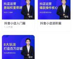 湛北·抖音小店入门进阶高阶合集,八大玩法打造百万店铺-润泽资源库