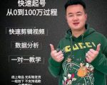 杰妮传媒·抖音快速起号核心实操课:教你新号快速起号,从0到100万过程-润泽资源库