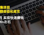 虚拟图集项目：矩阵站群自动化成交，3-5个月实现快速赚钱月入1W+左右-润泽资源库