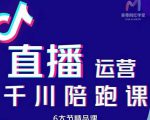 美尊-抖音直播运营千川系统课:直播运营规划、起号、主播培养、千川投放等-润泽资源库
