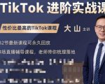 大山老师TikTok进阶实战课:账号详解,流量运营,实战变现,助力你成功出海-润泽资源库